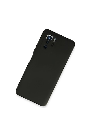 Newface - 853 - Xiaomi Poco X3 Gt Kılıf Nano İçi Kadife Silikon - Csmo-tex - - Siyah Sıyah