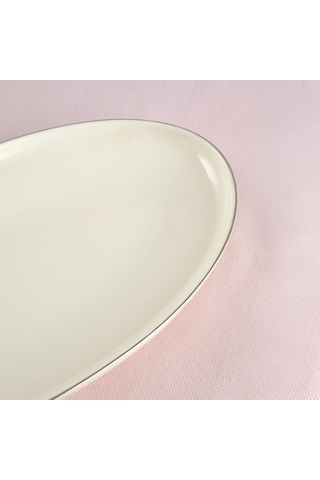 Aryıldız Hazel Platin Kayık Tabak 30 Cm Renkli