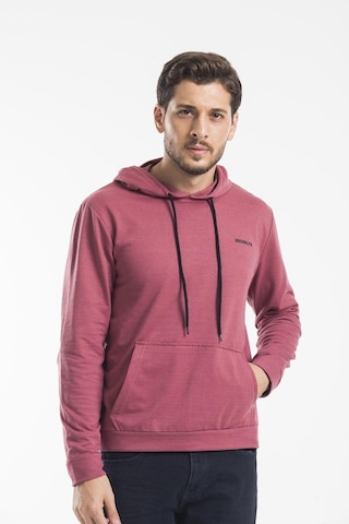Erkek Kapşonlu Slim Fit Brooklyn Baskılı Sweatshirt Spr 2019k61 001