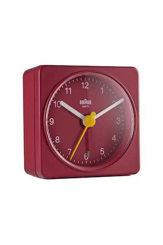Braun Bc02r Kırmızı Klasik Seyahat Analaog Alarmlı Masa Saati Brn.bc02r