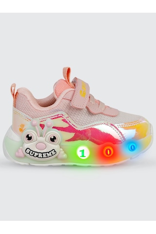 Civil Sport Kız Çocuk Spor Ayakkabı 21-25 Numara Pudra Pudra