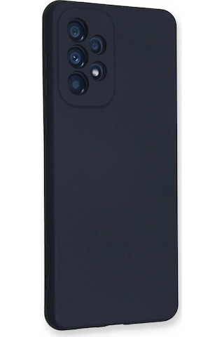 Cosmotex Newface Samsung Galaxy Uyumlu A53 5g Kılıf Nano İçi Kadife Silikon - Lacivert