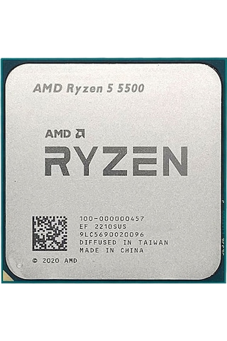 Amd Ryzen 5 5500 6 Core, 3,60-4.20ghz, 19mb Cache, 65w, Am4 Soket, Tray, Dahili Grafik Yok, Fan Yok