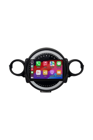 Mini Cooper Android Multimedya Sistemi 2007-2011 4gb Ram, 64gb Hafıza, Bluetooth, Carplay & Android Auto Kamera  9"