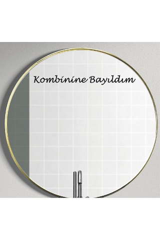 Ayna Dekorasyon Sticker- Kombinine Bayıldım 40x4cm