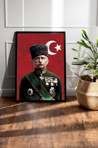 Fahrettin Paşa Çerçeveli Tablo