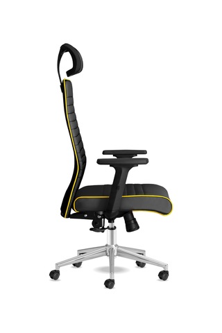 Tekno Siyah Sarı Çalışma Koltuğu