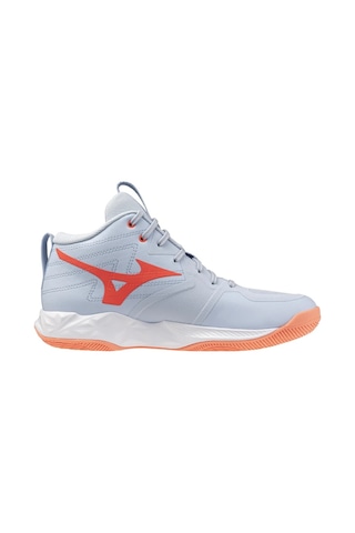 Mizuno Wave Momentum Pro Mıd Kadın Voleybol Ayakkabısı Mavi Çok Renkli