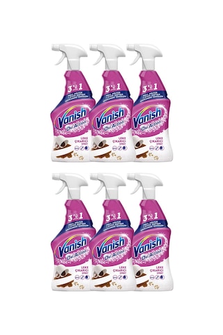Vanish Oxi Action Çok Amaçlı Halı Koltuk ve Evcil Hayvan Leke Çıkarıcı Sprey 6 x 500 ML