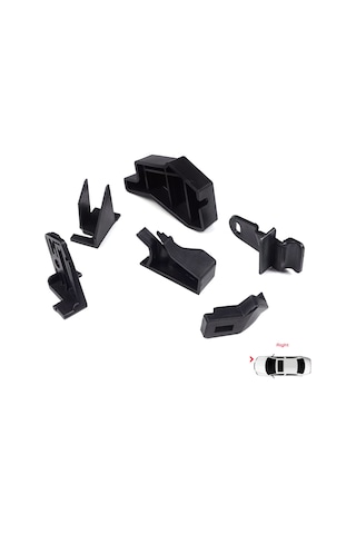 Nissan Qashqai MK2 J11 2013-2021 İçin Sağ Ön Far Ayak Tamir Seti