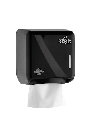 Rulopak Mini Tekçek Tuvalet Kağıdı Dispenseri Siyah Rulopak Mini Tekçek Tuvalet Kağıdı Dispenseri Siyah