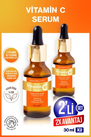Vitamin C Serum 2x30 Ml 2'li Set