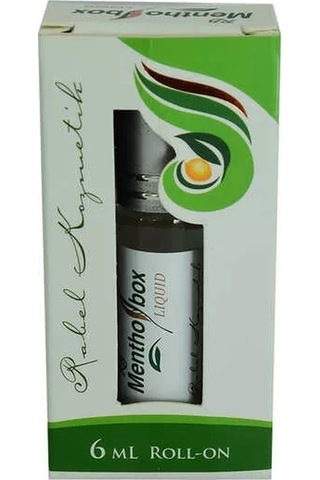 Menthol Masaj Yağı Likit Roll On Menthol Nane Limon Bitkisel Yağlar Karışımlı 6 Ml