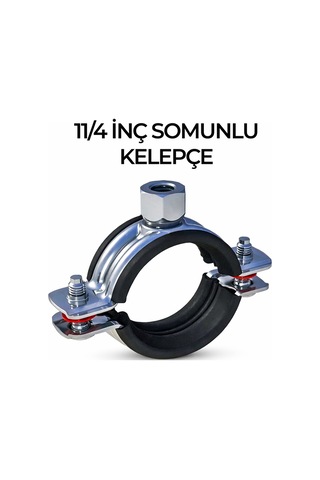 Dayanıklı 11/4'lük Somunlu Kelepçe Boru Ve Hortum Sabitleme Aparatı