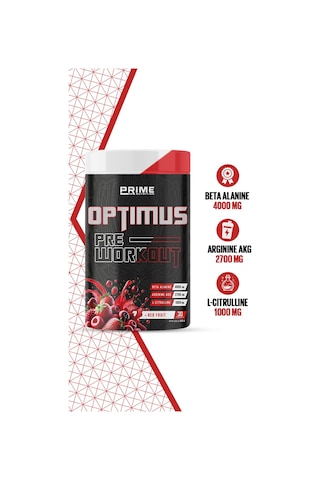 Prime Nutrition Optimus Pre-workout 420 Gram - Red Fruit