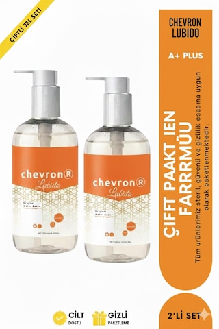 Chevron Su Bazlı Kayganlanlaştırıcı Jel 2 x 250 ML