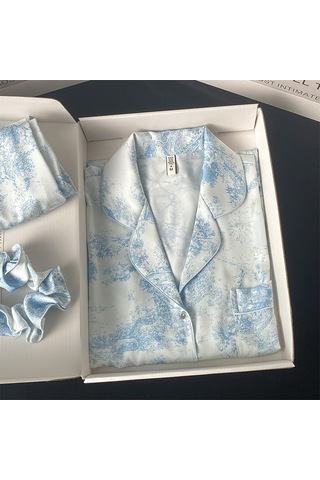 Kadın Buz İpek Pijama-7004 Diğer