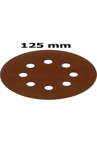 Venoa 125 Mm Cırt Zımpara Kağıdı 10 Adet 8 Delikli Disk, Ahşap & Metal Uyumlu - 60 Kum