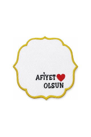 Gold Nakış İşlemeli 6'lı Kahve Yanı Sunum Peçetesi Çeyizlik Kahve Altı Sunum Peçetesi Zelmira Gümüş