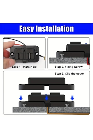 Boatshop1 Clelo 2 Takım 12v 24v Rv Usb Soketi Cift Hizli Sarj Pd3 0 Tip C Ve Qc3 0 Usb A Araba Sarj Adaptoru Pil Olmadan Rv Prizleri