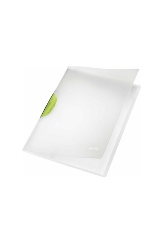 Leitz Wow A4 Colorclip Magic Sıkıştırmalı Dosya, Yeşil, 30 A4 Sayfa Kapasiteli, Esnek Plastik, 41740059 Diğer