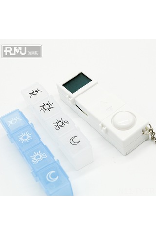 Teltree Elektronik Hap Kutusu - 28 Bölmeli, Zamanlayıcılı, Yaşlılar İçin Pratik İlaç Organizatörü Diğer