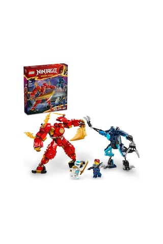 LEGO® NINJAGO Kai’nin Ateş Elementi Robotu 71808 7+ Yaratıcı Oyuncak Yapım Seti - 322 Parça