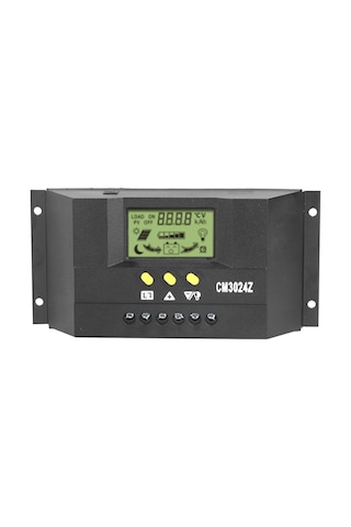 Skycity 12v/24v Otomatik 30a Pwm Güneş Şarj Kontrolörü, Lcd Ekranlı Akıllı Yönetici, Aşırı Akım Ve Ters Bağlantı Koruma