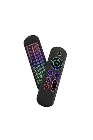 Bruxe M5 Araç Android Box Uyumlu Universal Kablosuz Çift Modlu Klavyeli Uzaktan Kumanda Diğer