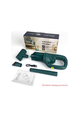 Jian Fan Taşın Kablosuz Elektrikli Süpürge Yşil