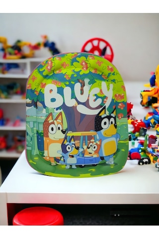 Blueey Biingo 3d Kabartmalı Anaokulu Kreş Ve Günlük Kullanım Çantası