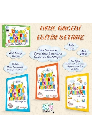 Ata Yayıncılık Okuma Yazmaya Hazırlık Etkinliklerim Eğitim Set