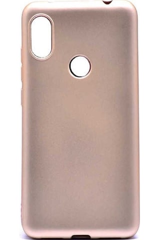Xiaomi Redmi Note 6 Pro Kılıf Zore Premier Silikon Kapak Gold