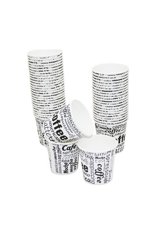 Özel Üretim İkramlık Büro Gereci Kahve Bardağı Espresso 4 Oz Karton Bardak 50'li Paket 120 Ml