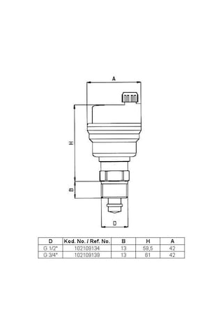 ECA Otomatik Purjör - Çekvalfli - 1/2'' - 120 °C