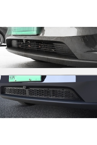 Tesla Model Y Juniper İçin Uyumlu Ön Izgara Koruyucu Kaplama Parçalı