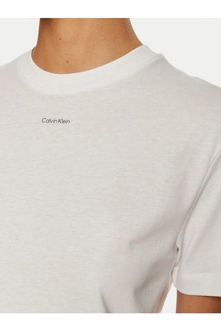 Calvin Klein Calvın Kleın Kadın T-shırt K20k207519-yaf Beyaz