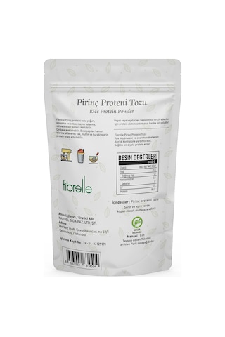 Pirinç Proteini Tozu 250 G // Yüksek Protein Oranı // %80 Protein