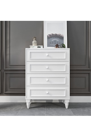 Romantic 4 Çekmeceli Şifonyer %100mdf