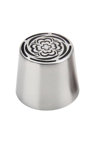 Paslanmaz Çelik Çiçek Sıkma Ağızlığı Ev Pişirme Aletleri Yaratıcı Buzlanma Ucu Pasta Borusu Ucu Mutfak Aletleri Aksesuarları Gümüş