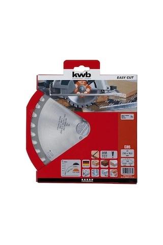 Kwb Tepsi Testere 230 X 30mm 34 Diş E85 588533