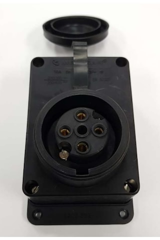 Metesan 4x16A Trifaze Kauçuk Sıva Üstü Priz