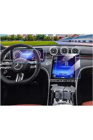 Mercedes Yeni C Seri Navigasyon Ve Gösterge Panel Ekran Koruyucu