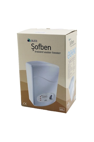 Aura Model-105-a6 Elektrikli Banyo Şofben 7350w Çift Termostatlı