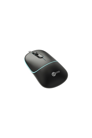 Lecoo MS110 USB Kablolu RGB 2400DPI 4 Tuşlu Sessiz Click Optik Mouse