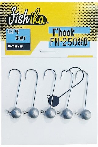 Fishika 2508 4 3gr Jig Head