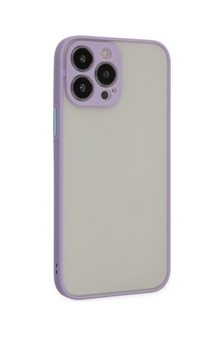 Mepa Apple, Uyumlu iPhone 15 Pro Kılıf Montreal Silikon Kapak - Mor Najmaddin standart