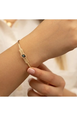 Sembolgold Mineli Light Kaburga Kelepçe T13074 Renkli Çok Renkli