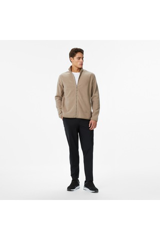 Nautica Erkek Kahverengi Regular Fit Sweatshirt Düz K57052t Kahverengi