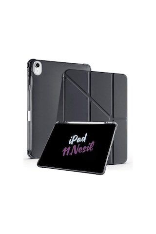 Ayrex 11.nesil 2025 Kılıf A3354-a3355 360 Rotating Stand Deri Pembe İpad 11.nesil 2025 İle Uyumlu Kılıf - Pembe Genel